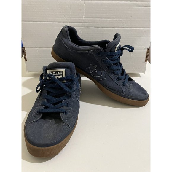 Converse Other - Converse Men's Size 10 Breakpoint Pro Ox Blue & brown Gum Soles skate Sneakers